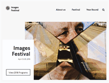 Tablet Screenshot of imagesfestival.com